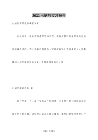 2024出纳的实习报告_99
