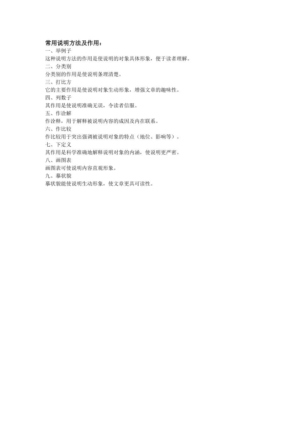 常用说明方法及作用_第1页