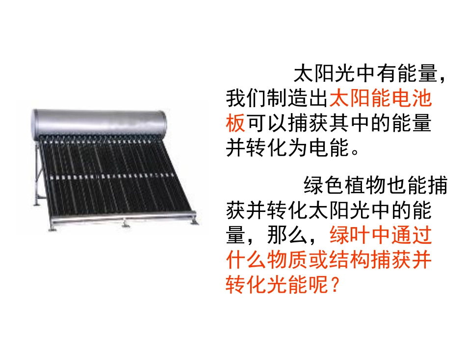 生物学必修(1)《能量之源——光与光合作用》（第一课时）_第2页