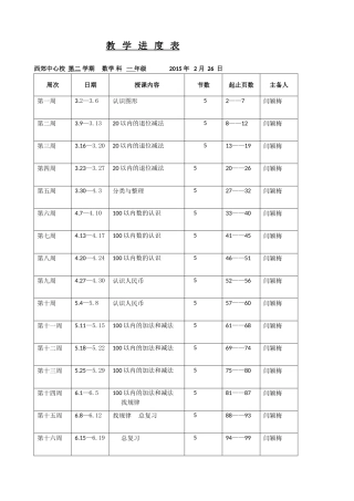 西郊电子教案一年下数学3月(修复的)