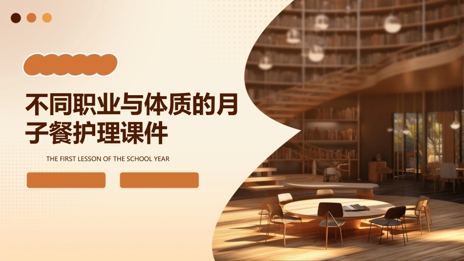 不同职业与体质的月子餐护理课件_第1页
