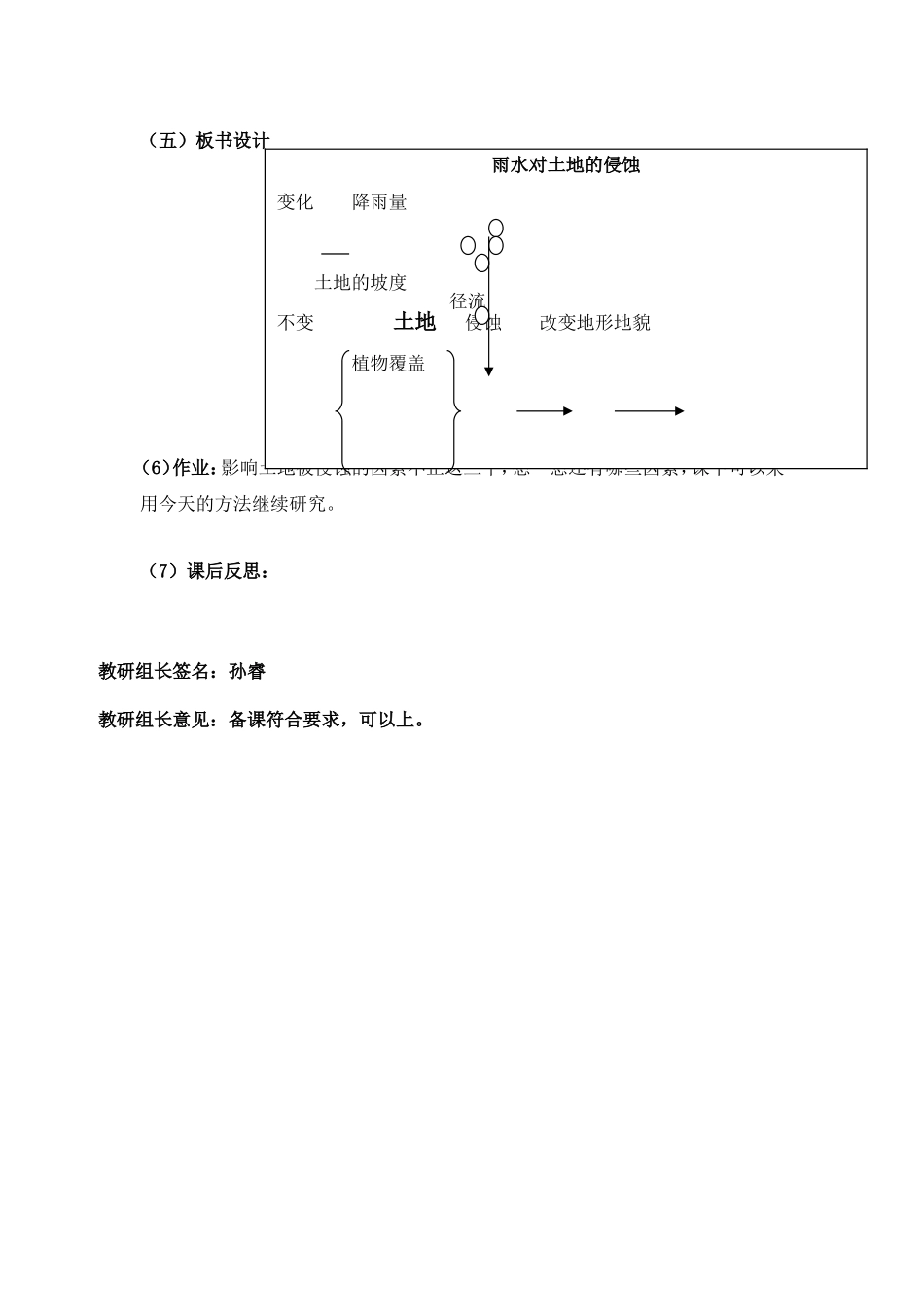 《雨水对土地的侵蚀》教学设计_第3页