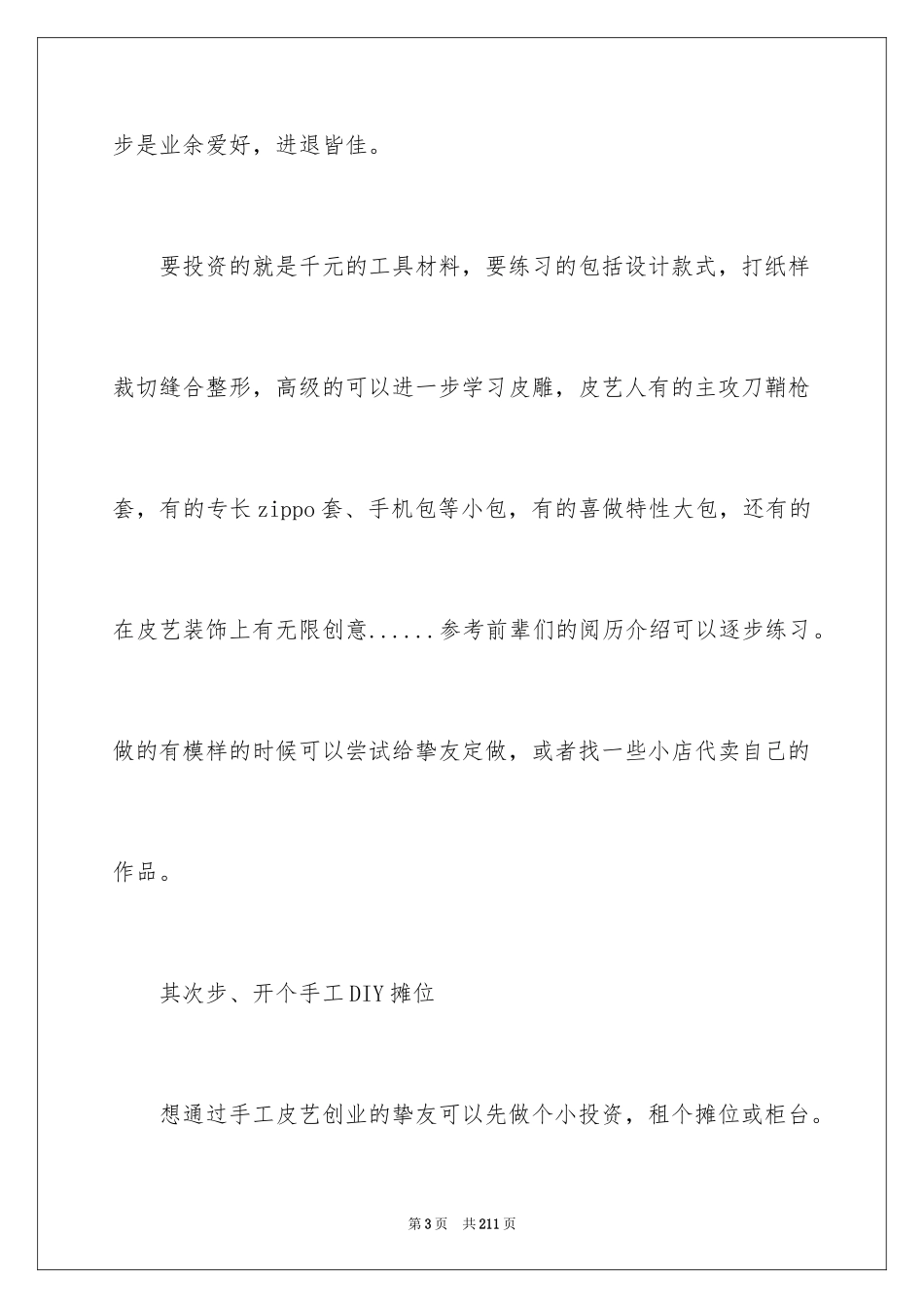 2024DIY创业计划书_第3页