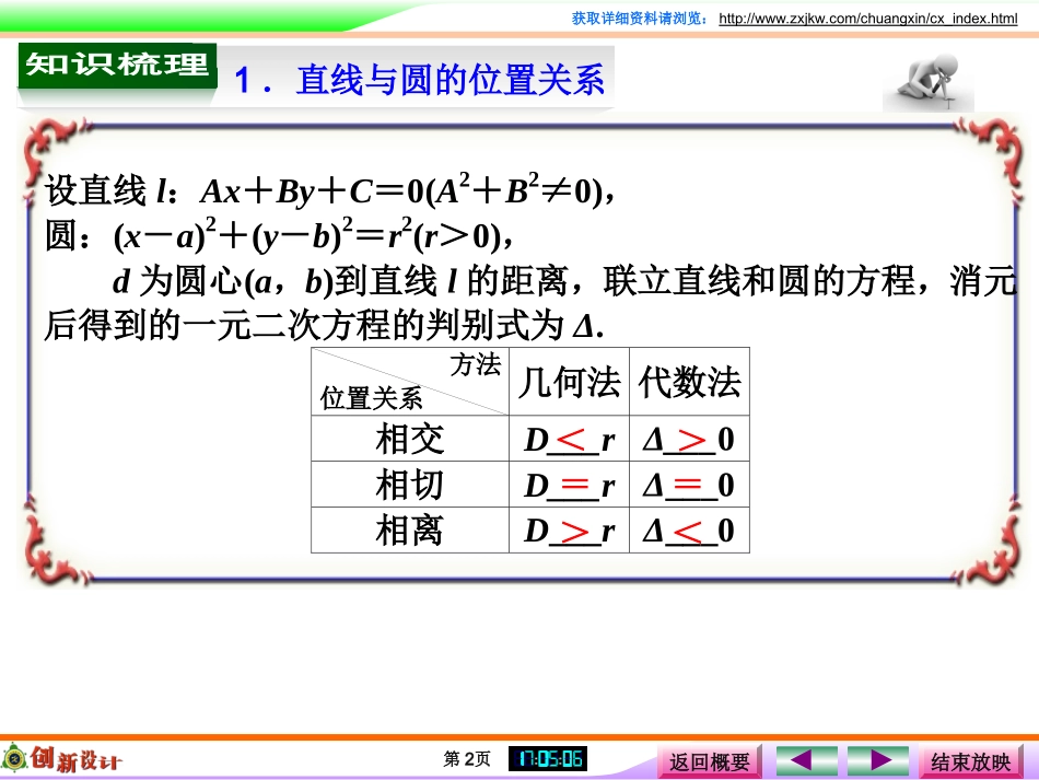 直线与圆、圆与圆的位置关系_第2页