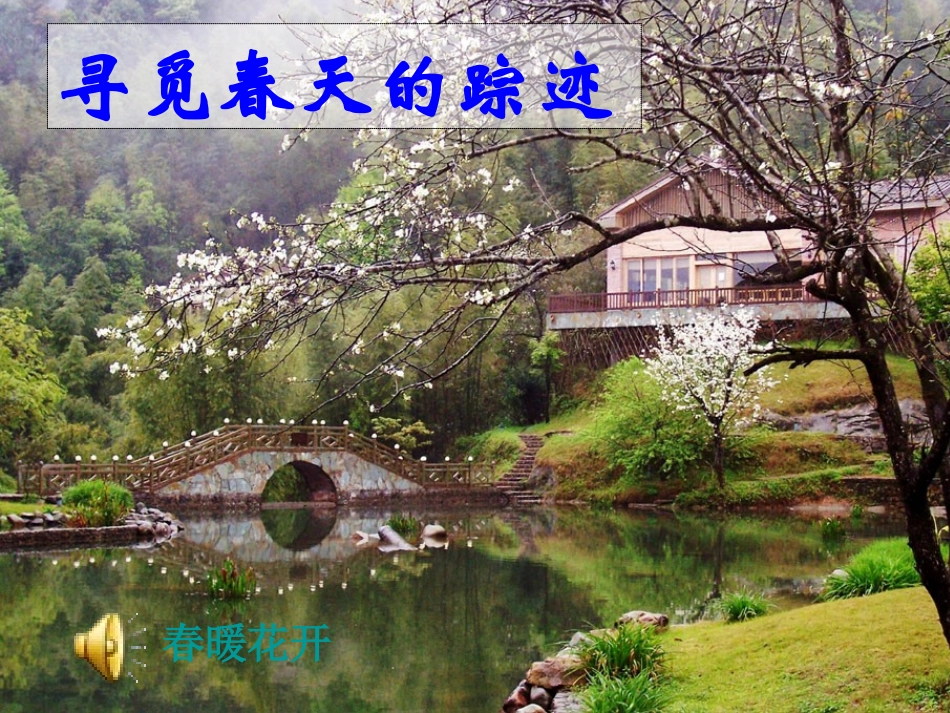 优质课：寻觅春天的踪迹_第1页