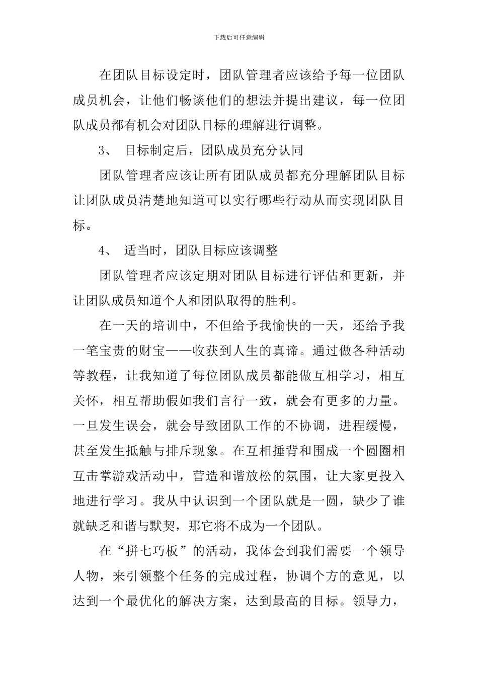 高效团队建设心得体会_第3页