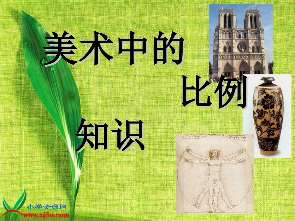 美术中的比例知识课件(PPT_12页)1_第1页