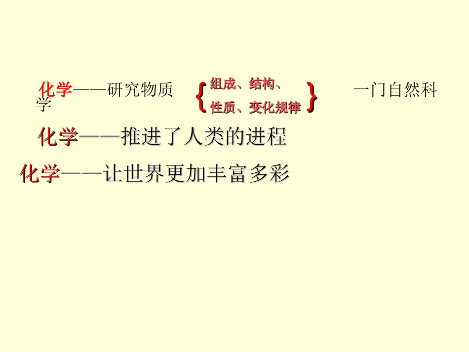 走进化学世界复习课件_第3页