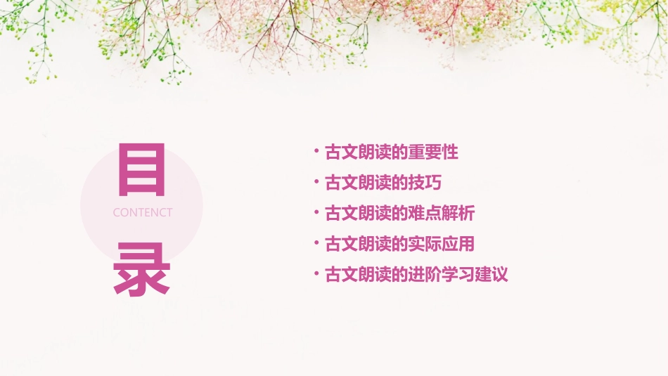 古文朗读的侧重点最先课件_第2页