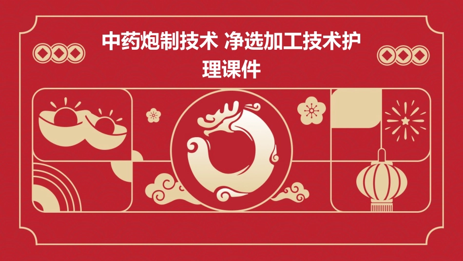 中药炮制技术 净选加工技术护理课件_第1页