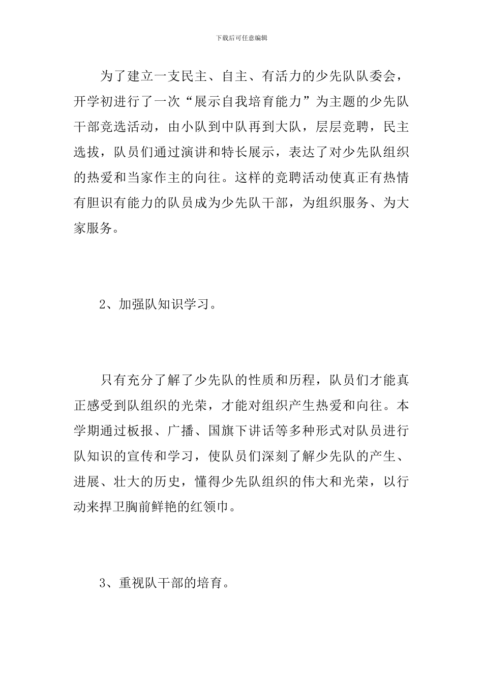 2024年少先队工作总结范文_第2页