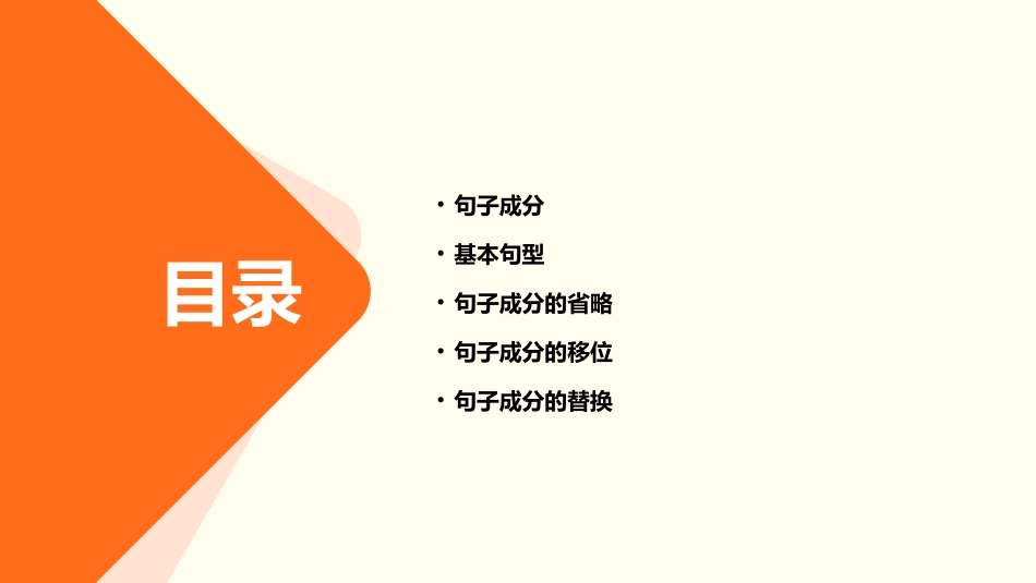 代老师句子成分和基本句型课件_第2页