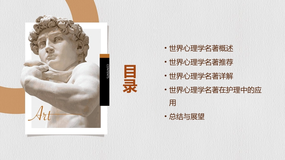 世界心理学名著推荐详解护理课件_第2页