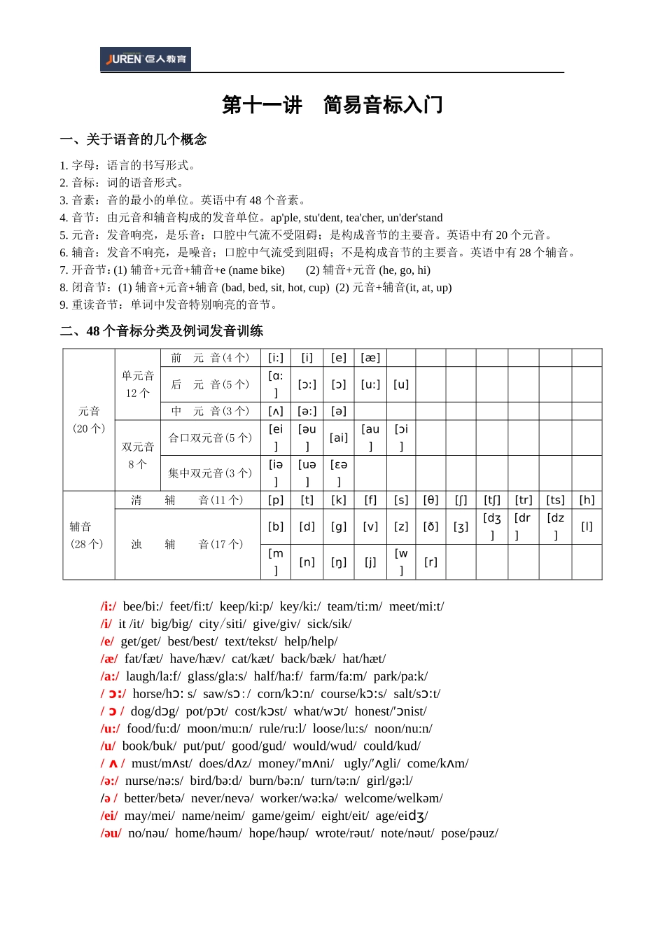 腰陂八升九英语培训讲义（十一）_第1页