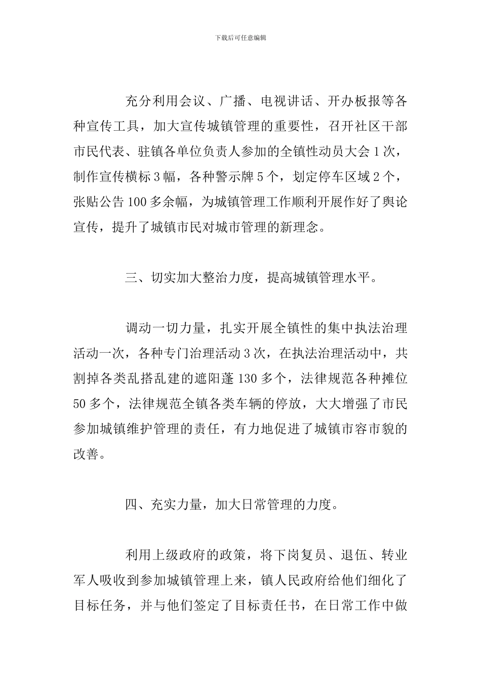 2024年城镇管理工作总结_第2页