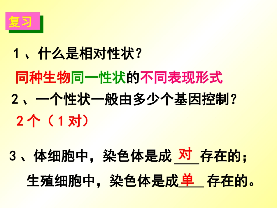 基因的显性和隐性_第1页