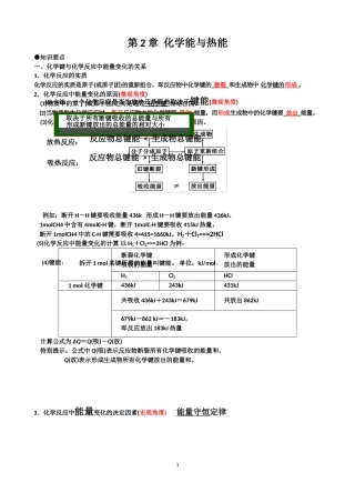 化学能与热能 (2)