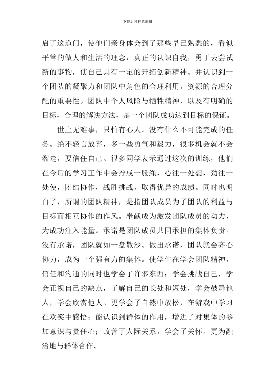 团队合作总结报告3篇_第3页