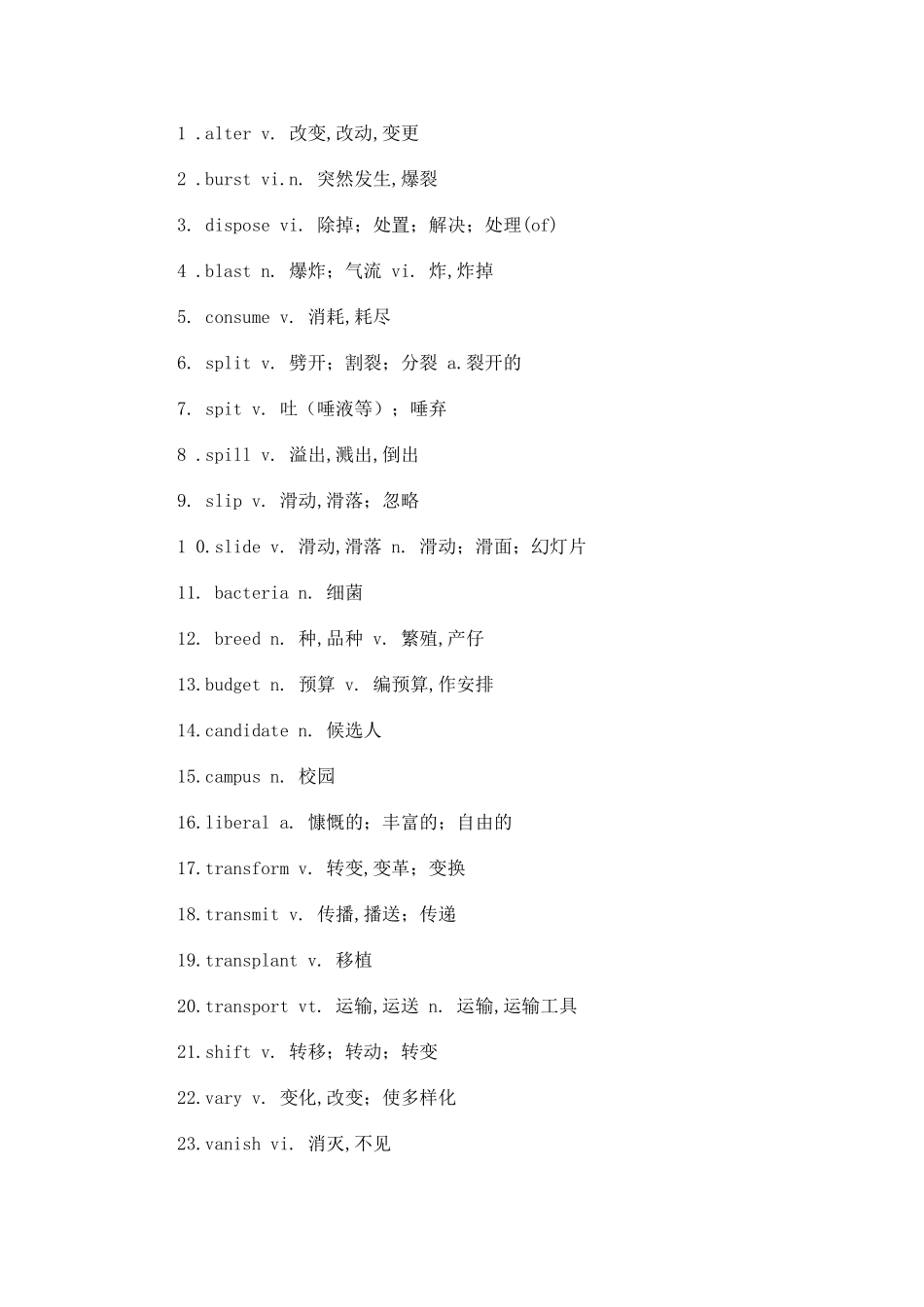 高考英语高频词汇_第1页