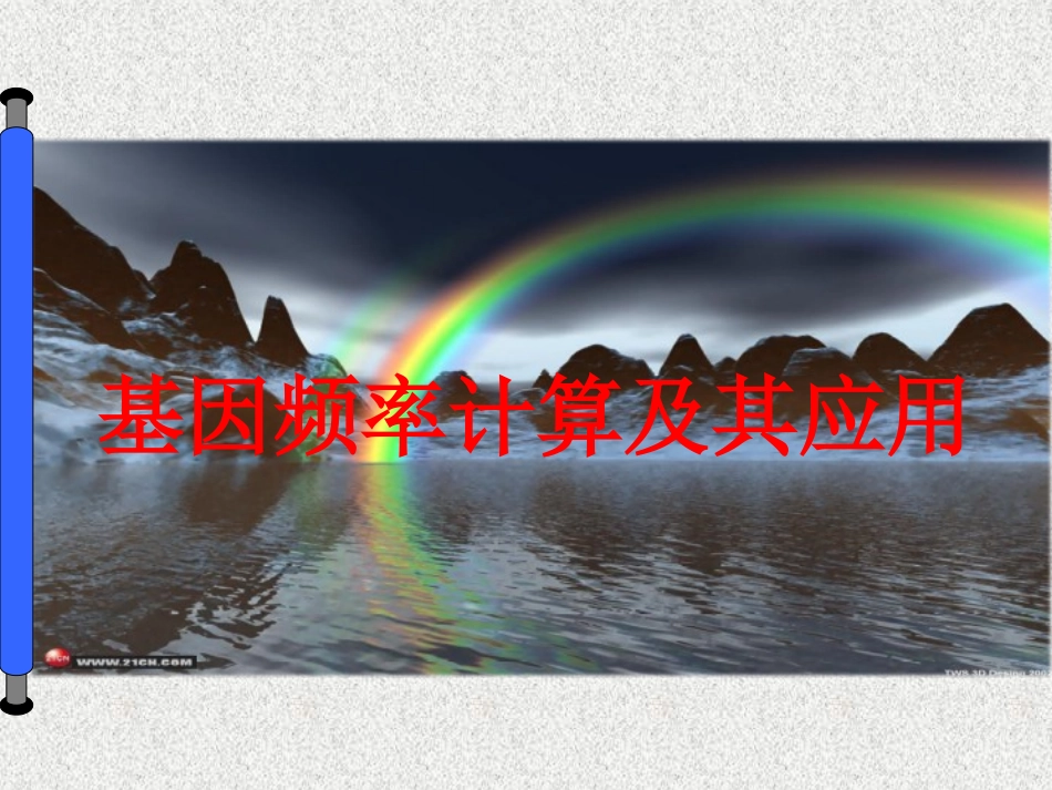 基因频率的计算和应用_第3页