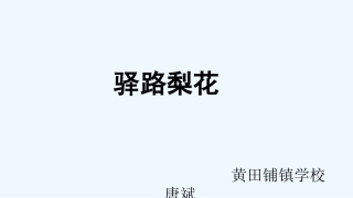 (部编)初中语文人教2011课标版七年级下册《驿路梨花》教学课件-(5)