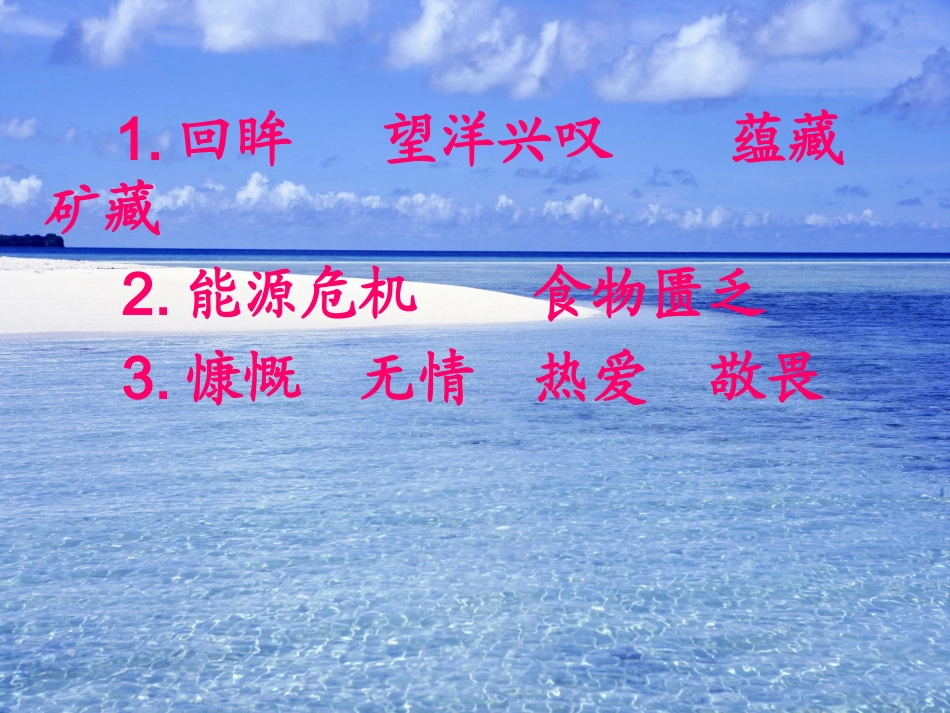 海洋21世纪的希望PowerPoint演示文稿_第2页