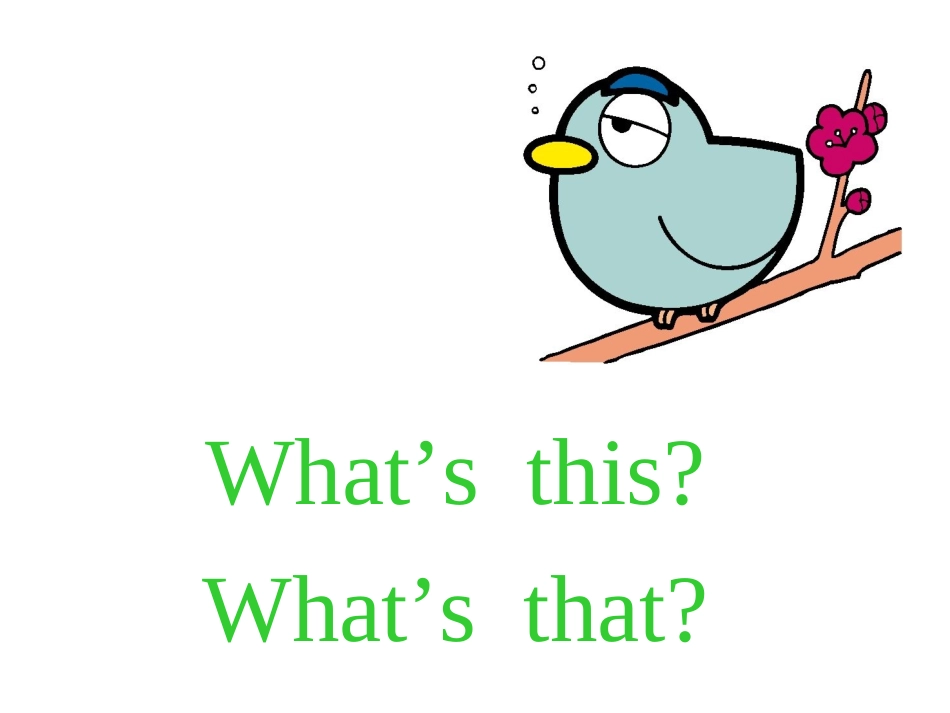 （EEC）三年级英语上册课件+Lesson5+What+s+This_第1页