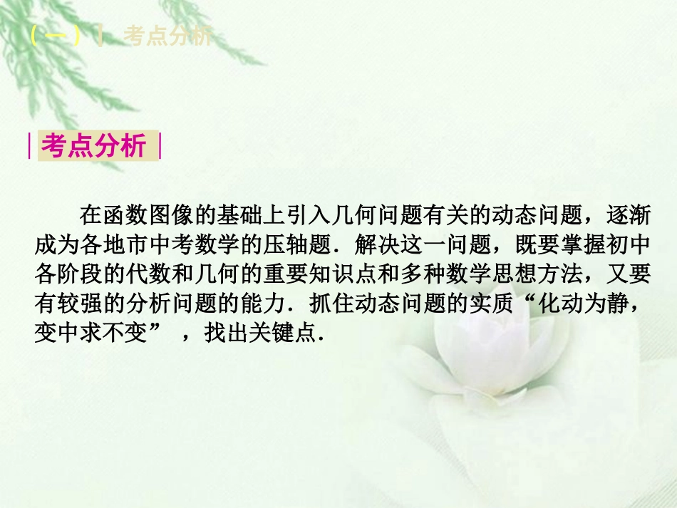 (河北专用)2013届中考数学复习方案-专题八-综合性问题课件-新人教版_第3页