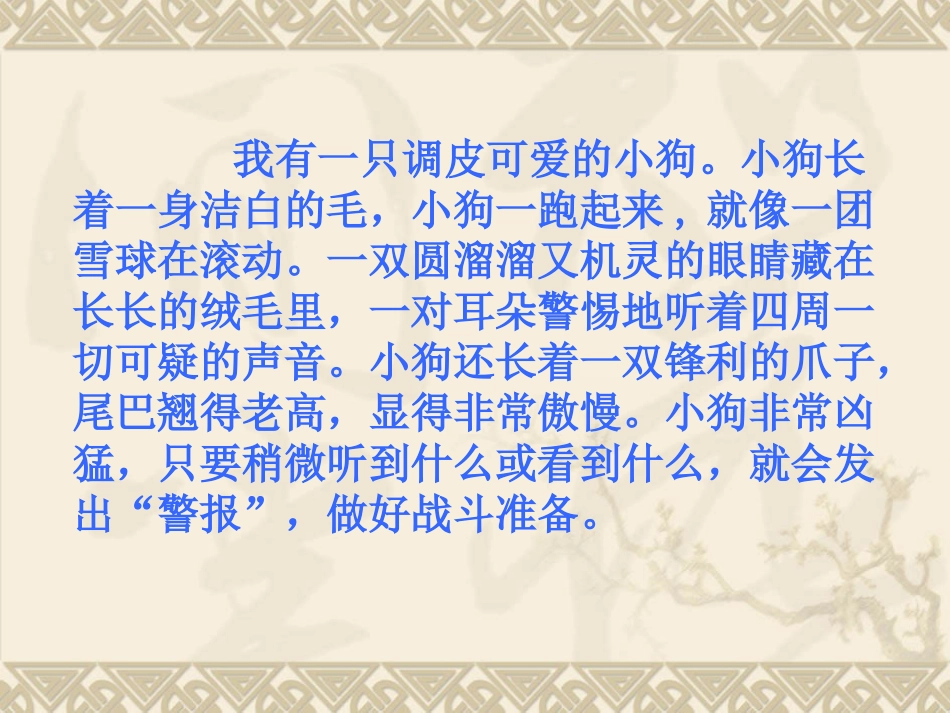 描写一种小动物_第3页