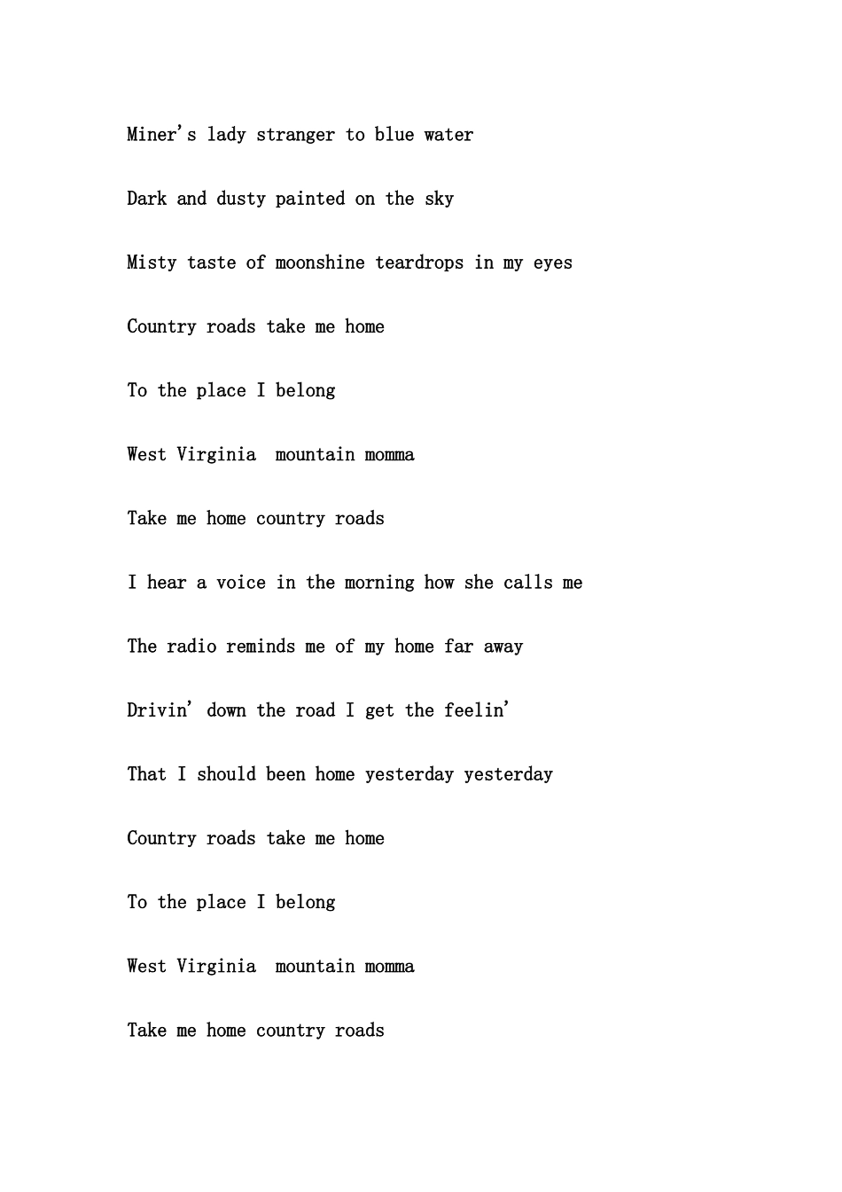 推荐给中学生的英文歌曲1_第2页