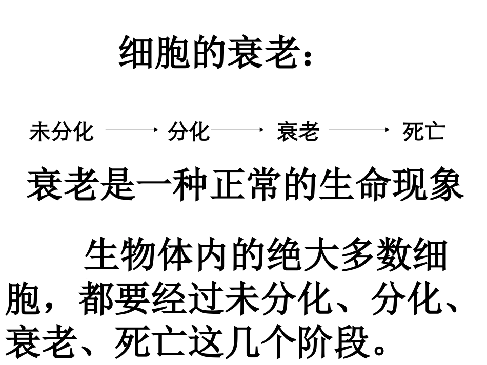 细胞的衰老和凋亡_细胞的癌变_第3页