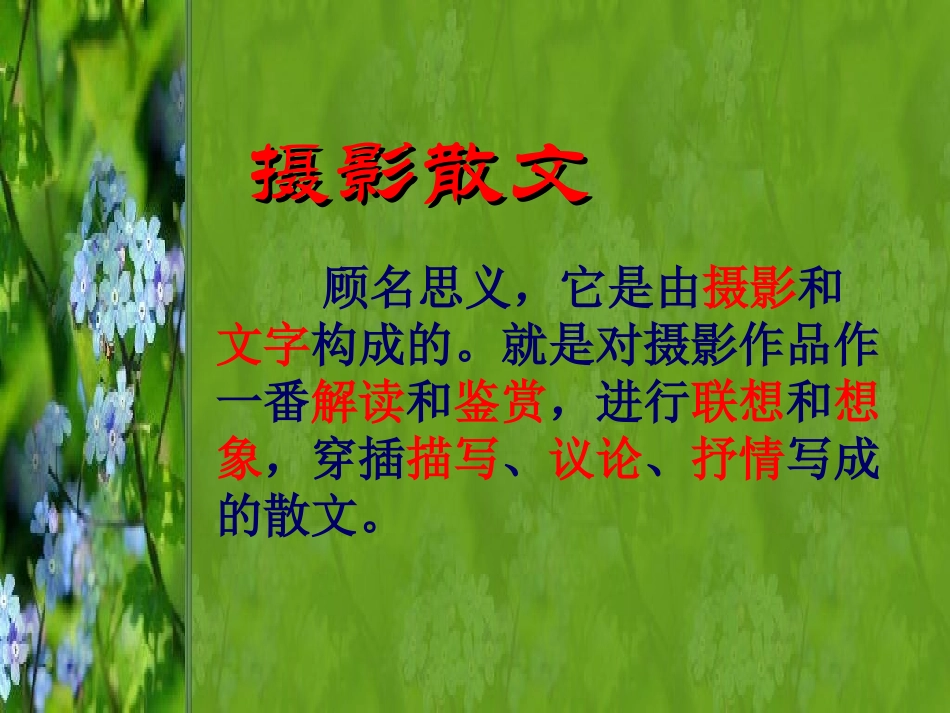 苏教必修一语文课件《前方》_第3页