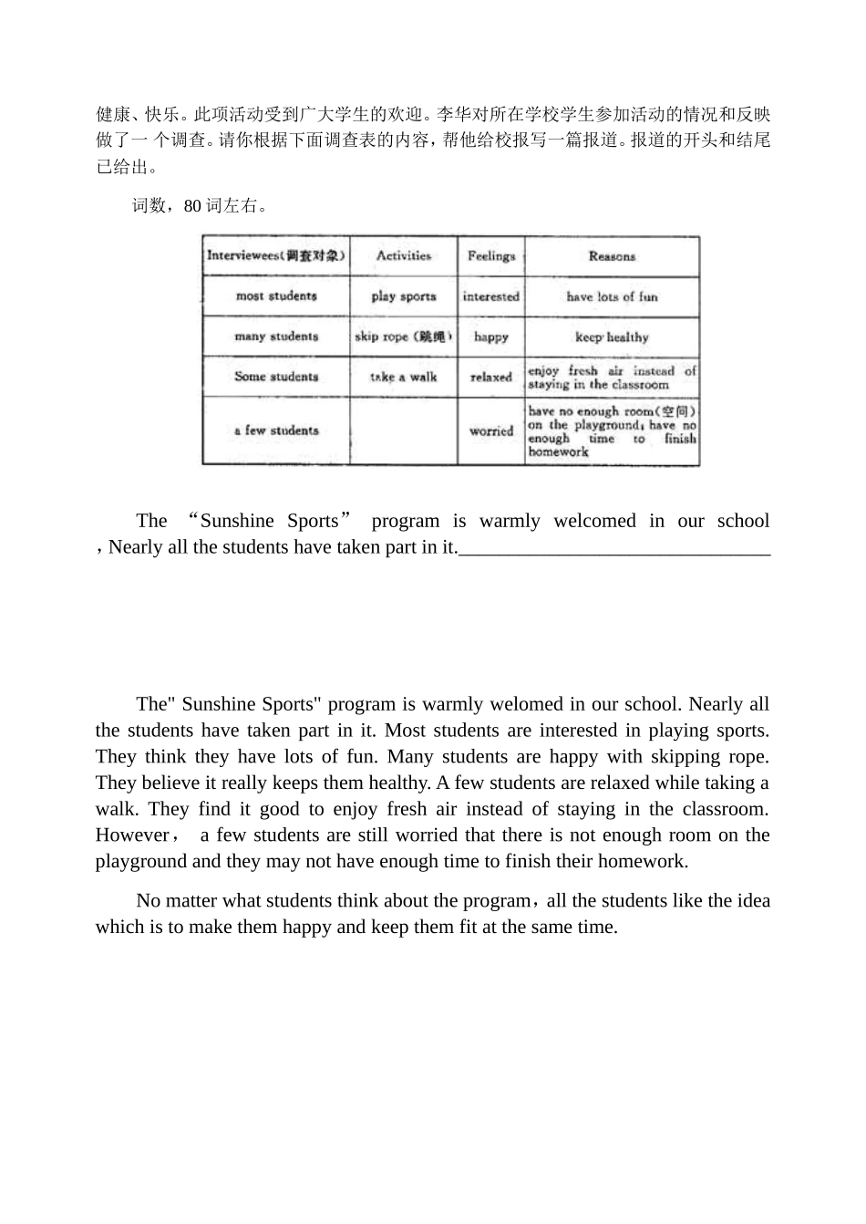初中学生作文训练3篇_第3页