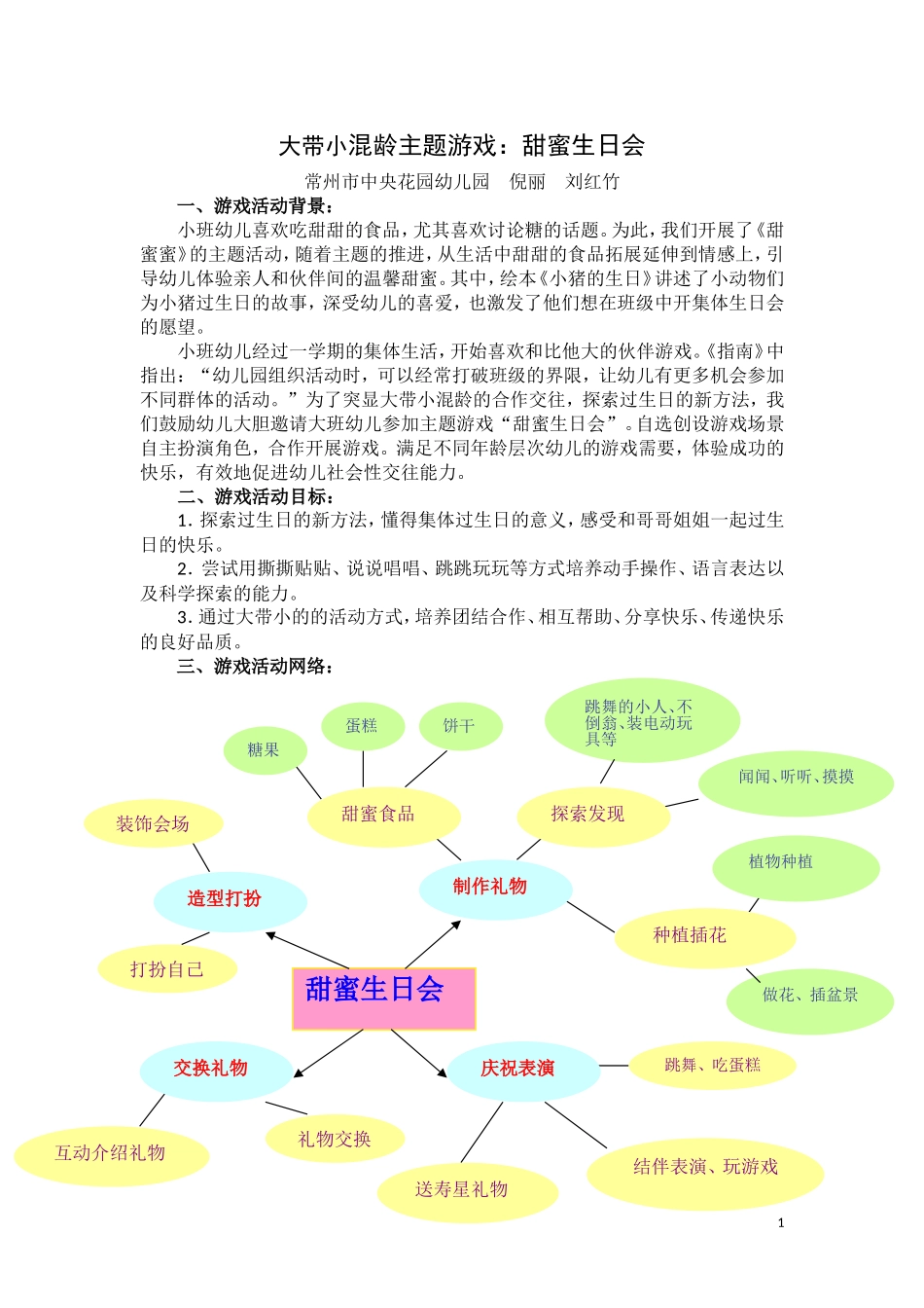 中央花园：甜蜜生日会_第1页
