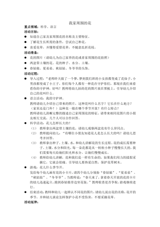 我家周围的花