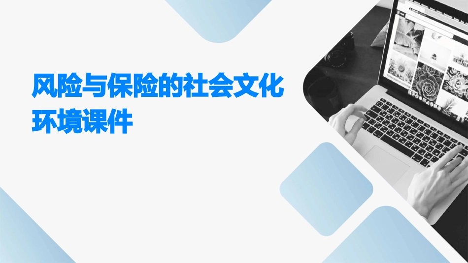 风险与保险的社会文化环境课件_第1页