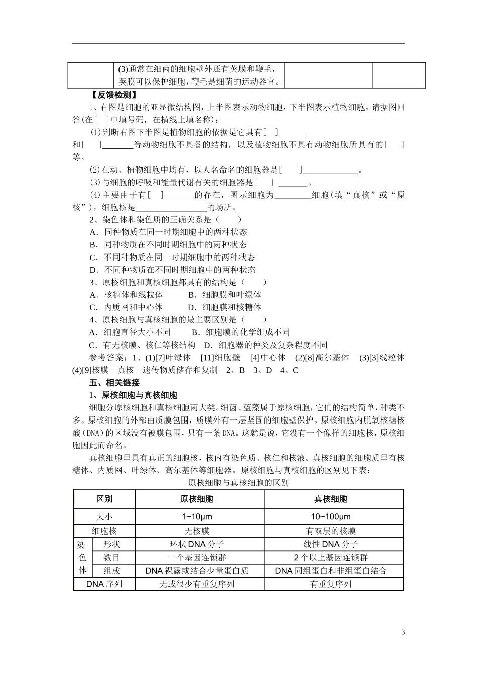 高中生物《原核细胞》教案5-浙教版必修1_第3页