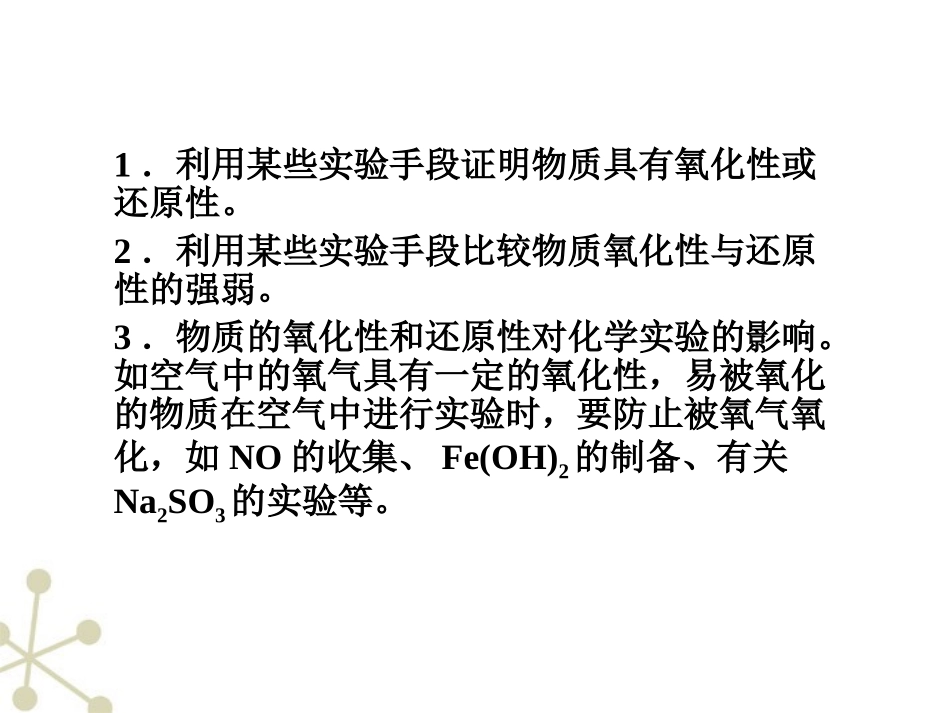 《金版新学案》安徽省2012高三化学一轮-第二章-章末专题讲练课件_第3页