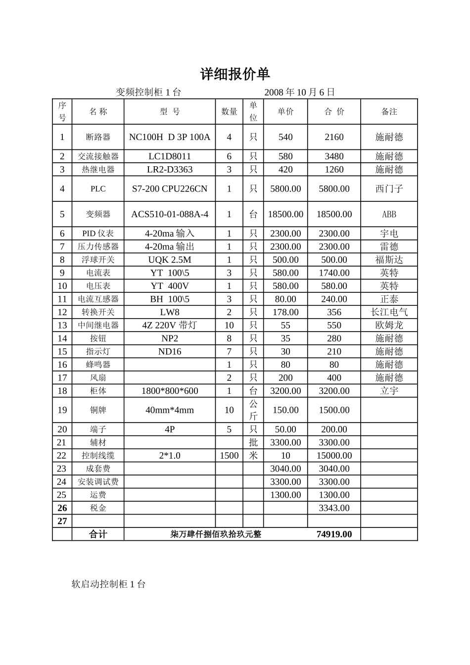 无塔变频恒压供水系统方案_第3页