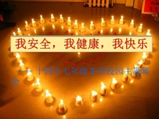 《安全伴我行》主题班会