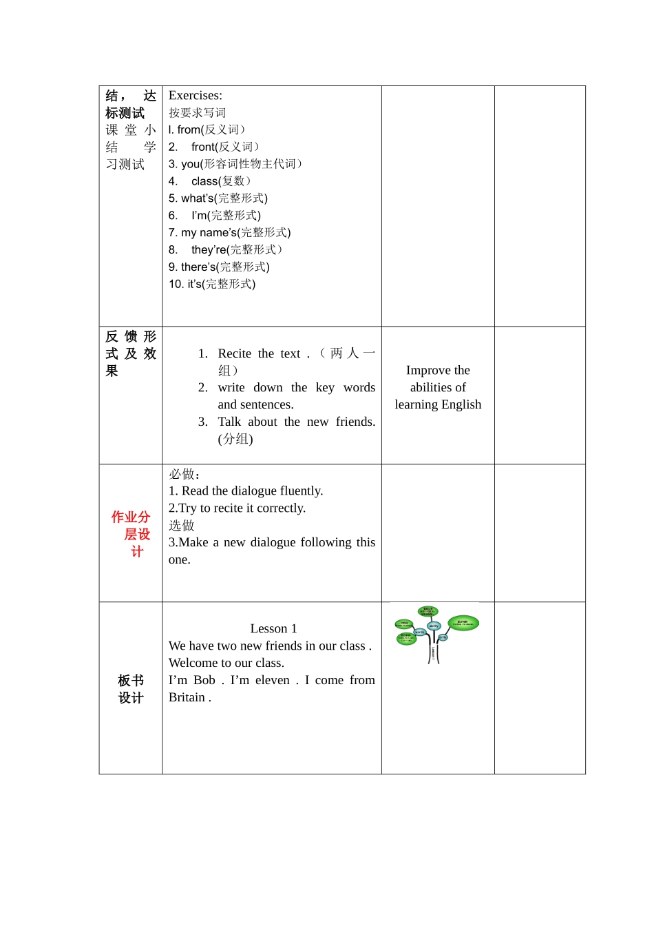精通版五上Lesson1_第3页
