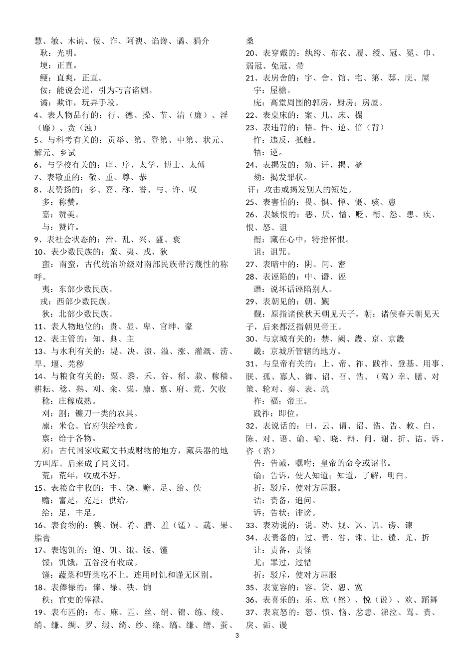 人物传记常用高频词语_第3页