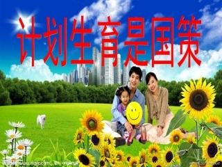 计划生育的基本国策课件