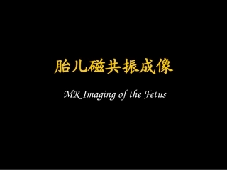 胎儿磁共振成像MR-Imaging-of-the-Fetu