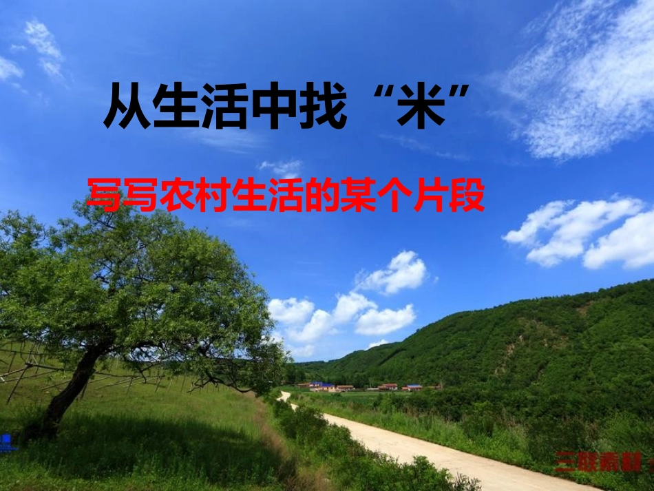从生活中找“米”文稿1_第2页