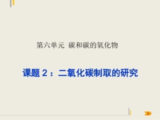 6.2二氧化碳制取的研究