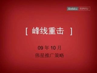 房地产广告策划-伟星9月营销推广策略