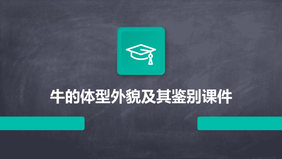 牛的体型外貌及其鉴别课件_第1页