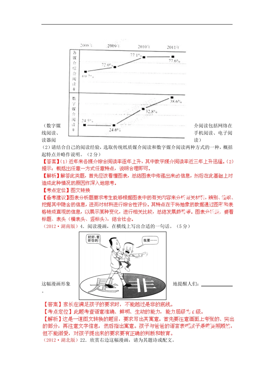 2012版高考语文-3-2-1精品系列-专题16-图表与文字转换_第3页