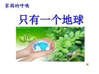 只有一个地球修改